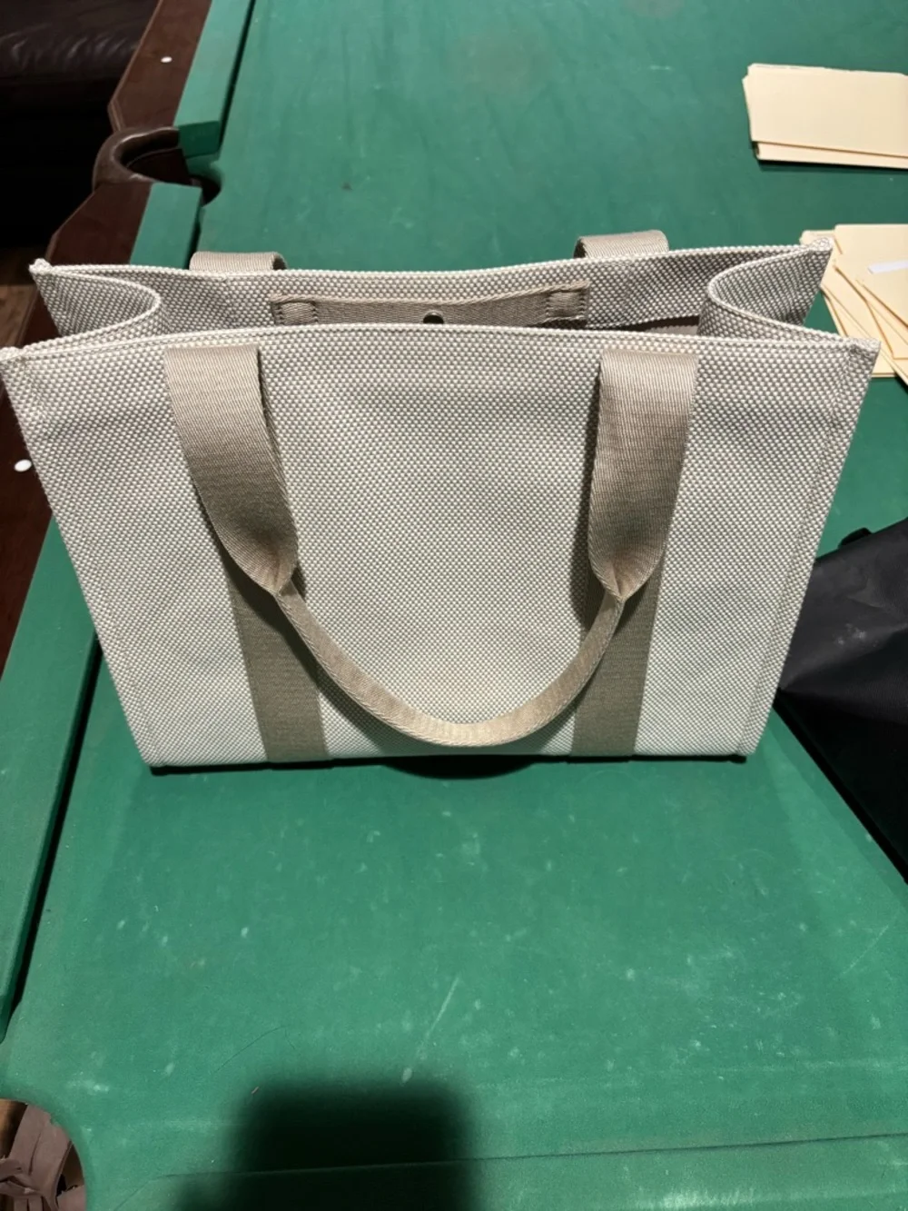 lululemon athletica Beige Canvas Tote Shoulder Bag - Picture 3 of 3